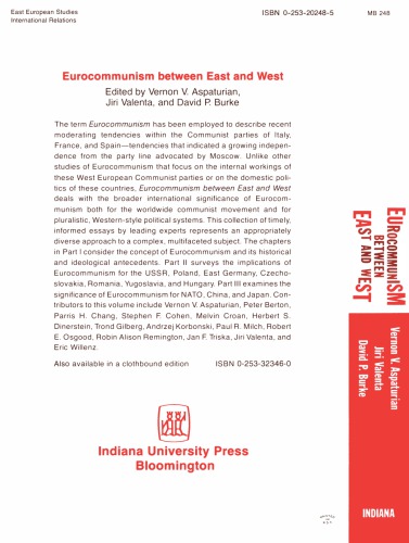 Eurocommunism between East and West