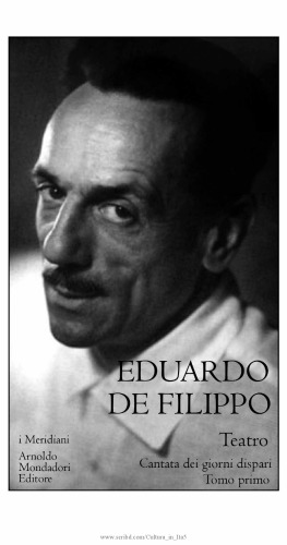 Teatro. Cantata dei giorni dispari, tomo I