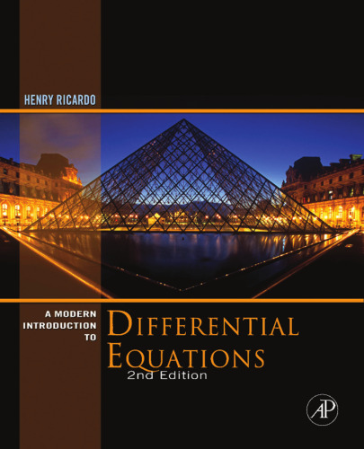 A modern introduction to differential equations