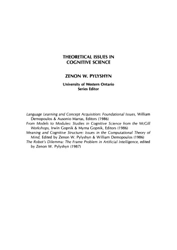 The Robots Dilemma: The Frame Problem in Artificial Intelligence