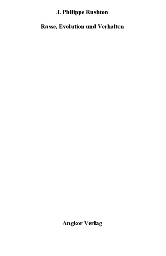 Rasse, Evolution und Verhalten