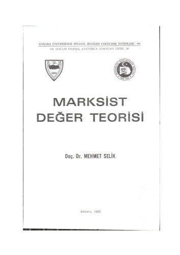 Marksist Değer Teorisi