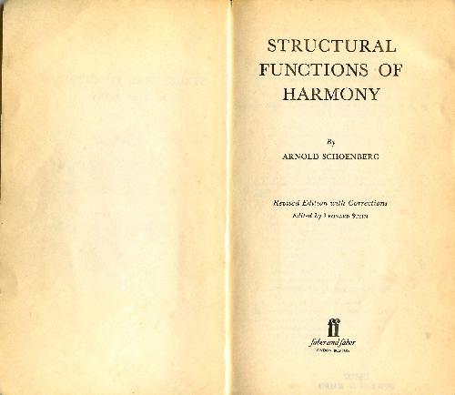 Structural functions of harmony
