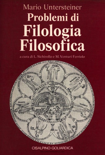 Problemi di filologia filosofica