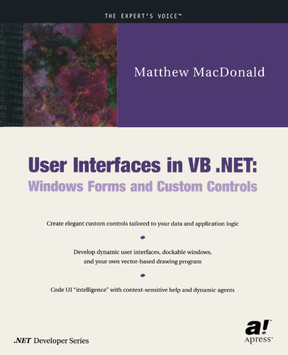 User Interfaces in VB .NET: Windows Forms and Custom Controls