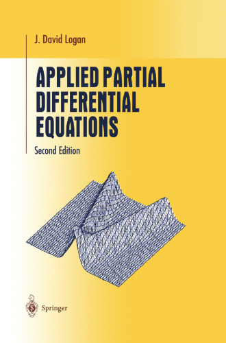 Applied Partial Differential Equations