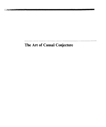 The art of causal conjecture