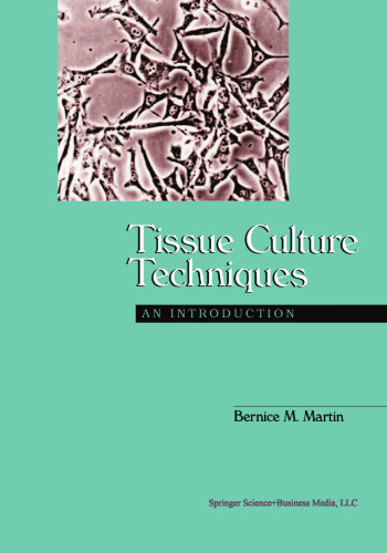 Tissue Culture Techniques: An Introduction