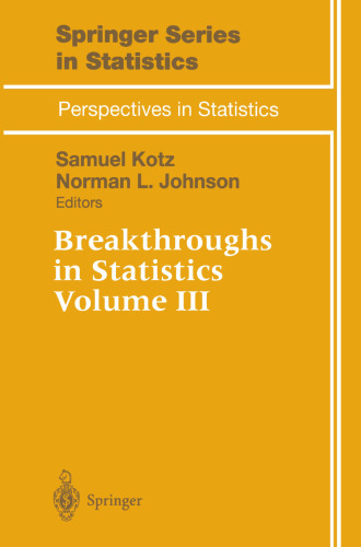 Breakthroughs in Statistics