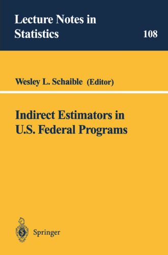 Indirect Estimators in U.S. Federal Programs