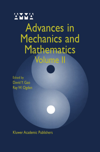 Advances in Mechanics and Mathematics: Volume II