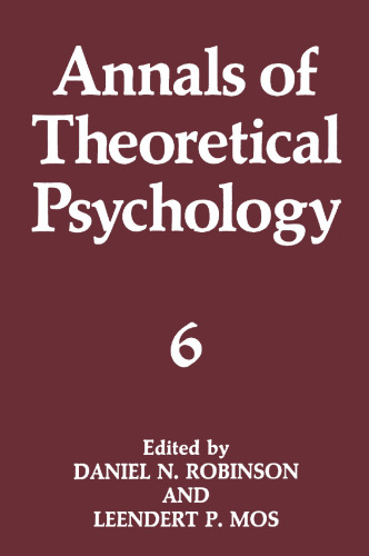 Annals of Theoretical Psychology