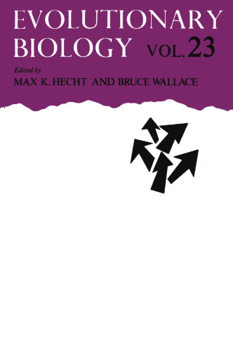 Evolutionary Biology: Volume 23