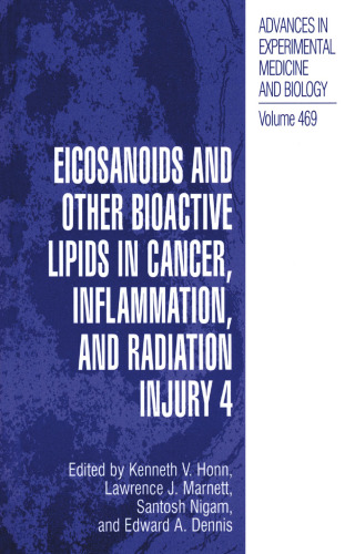 Eicosanoids and Other Bioactive Lipids in Cancer, Inflammation, and Radiation Injury, 4