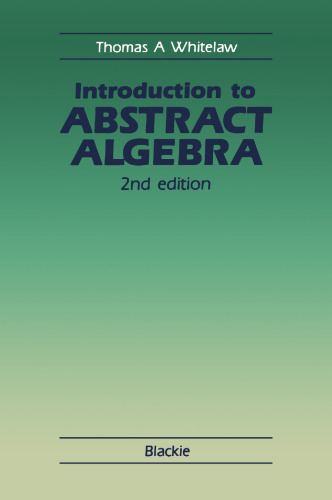 Introduction to Abstract Algebra