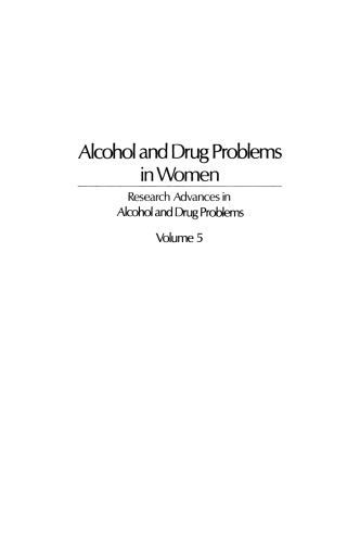 Alcohol and Drug Problems in Women