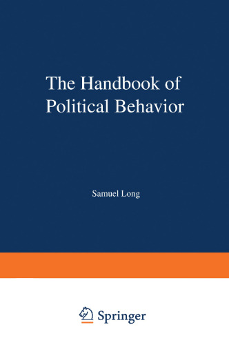 The Handbook of Political Behavior: Volume 2