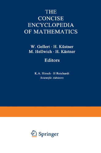The VNR Concise Encyclopedia of Mathematics