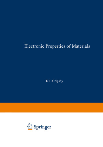 Electronic Properties of Materials: A Guide to the Literature Volume Two, Part One Volume 1 / Volume 2 / Volume 3