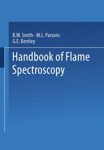 Handbook of Flame Spectroscopy