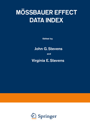 Mössbauer Effect Data Index: Covering the 1973 Literature