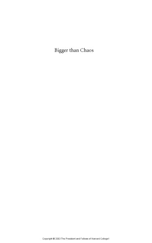 Bigger than chaos: understanding complexity through probability