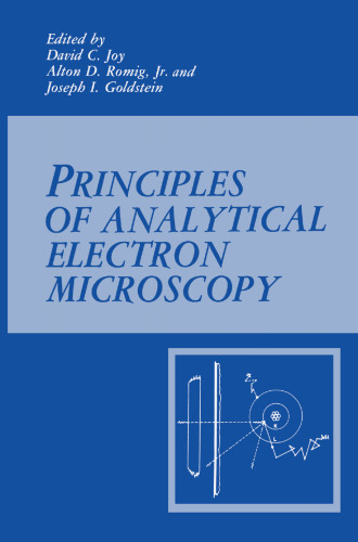 Principles of Analytical Electron Microscopy