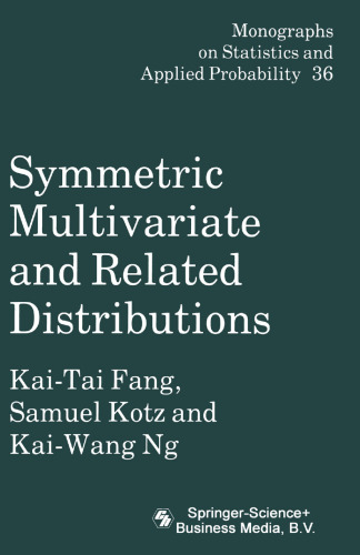Symmetric Multivariate and Related Distributions