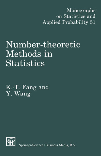 Number-theoretic Methods in Statistics