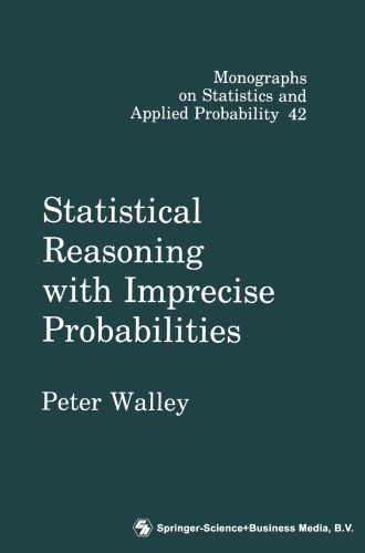 Statistical Reasoning with Imprecise Probabilities