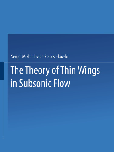 The Theory of Thin Wings in Subsonic Flow