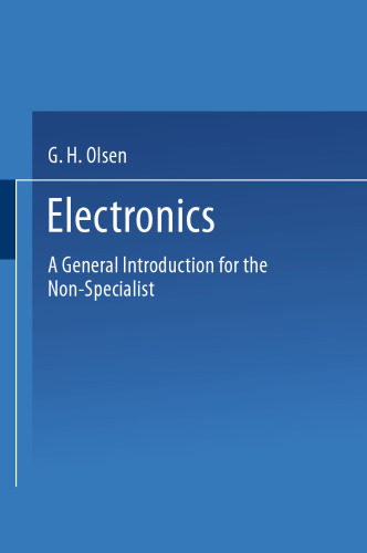 Electronics: A General Introduction for the Non-Specialist