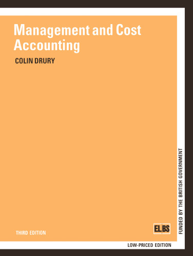 Management and Cost Accounting
