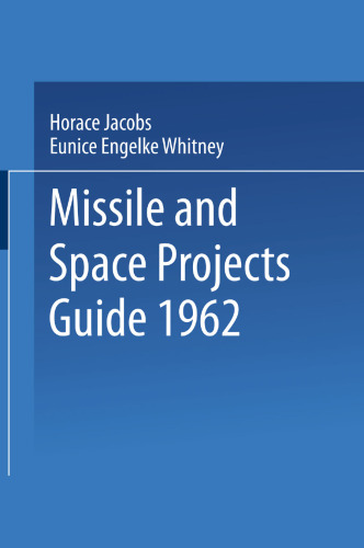 Missile and Space Projects Guide 1962