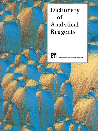 Dictionary of Analytical Reagents