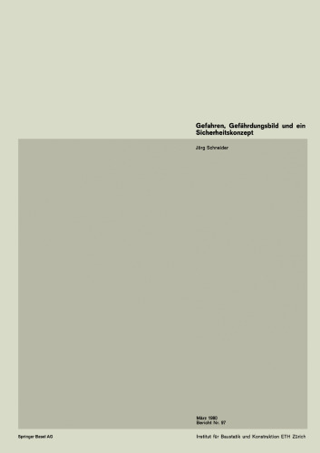 Gefahren, Gefährdungsbild und ein Sicherheitskonzept