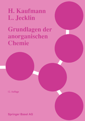 Grundlagen der anorganischen Chemie
