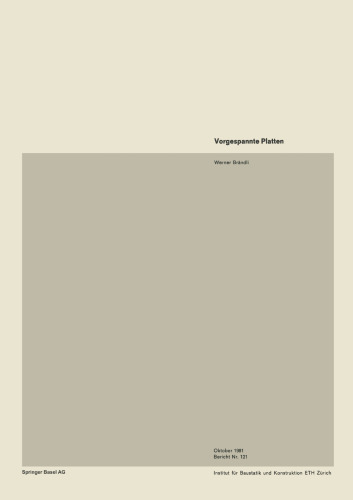Vorgespannte Platten