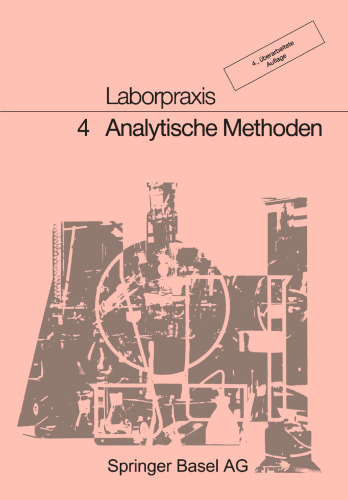 Laborpraxis: 4 Analytische Methoden