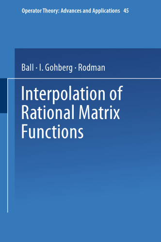 Interpolation of Rational Matrix Functions