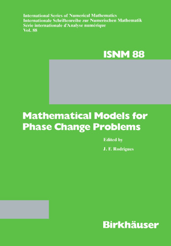 Mathematical Models for Phase Change Problems
