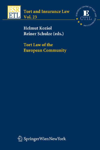 Tort Law of the European Community