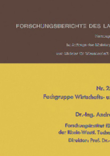 Entwicklung von Algorithmen zur Aufbereitung komplizierter Netzplanstrukturen für eine maschinelle Netzplandarstellung