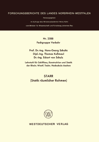 STARR (Statik räumlicher Rahmen)