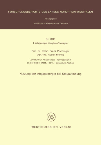 Nutzung der Abgasenergie bei Stauaufladung