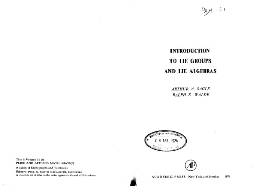 Introduction to Lie groups and Lie algebras