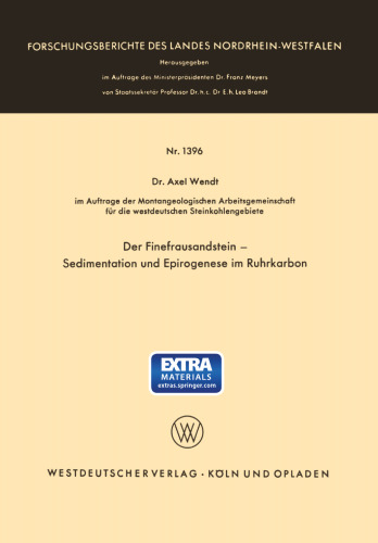 Der Finefrausandstein — Sedimentation und Epirogenese im Ruhrkarbon