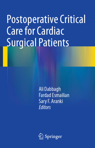 Postoperative Critical Care for Cardiac Surgical Patients