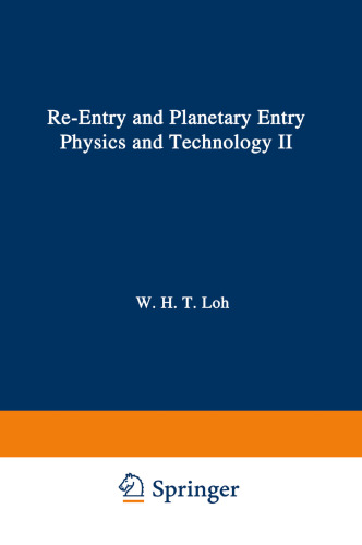 Re-entry and Planetary Entry Physics and Technology: II / Advanced Concepts, Experiments, Guidance-Control and Technology