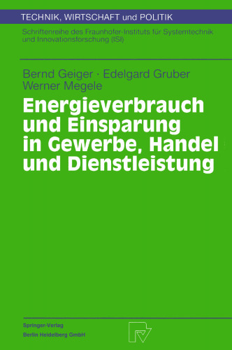 Energieverbrauch und Einsparung in Gewerbe, Handel und Dienstleistung